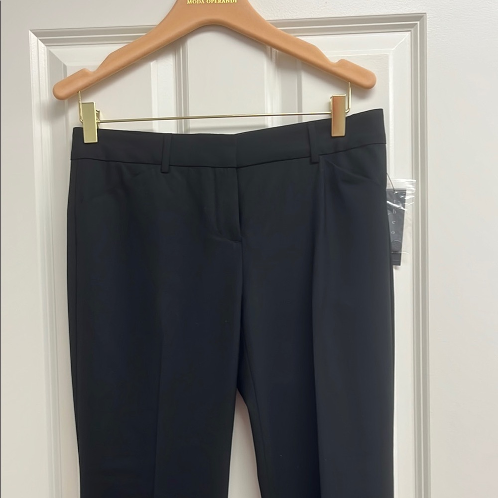 Theory Black Trousers with Comfortable Pull-On Style